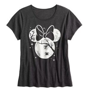 Disneys Minnie Mouse Glow In The Dark Tee   Sz S